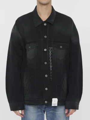 Balenciaga Size Sticker Denim Jacket