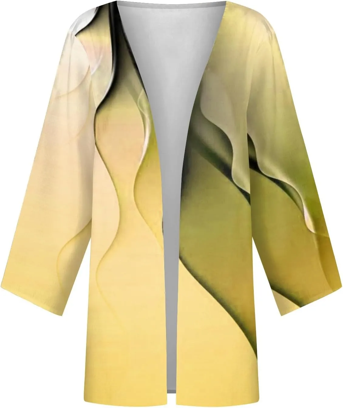 Cardigan Sweaters for Women Plus Size Colorblock Draped Jackets Summer Lightweight Open Front Holiday Casual Outwear