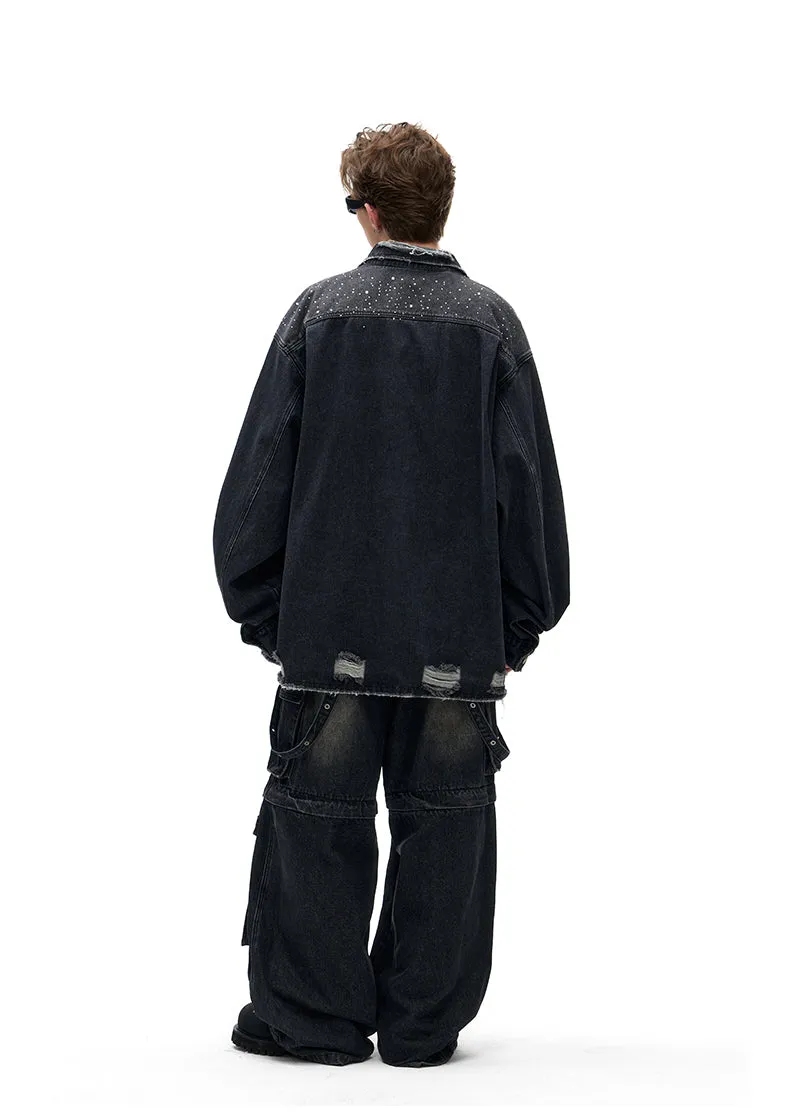Diamond Wash Denim Jacket