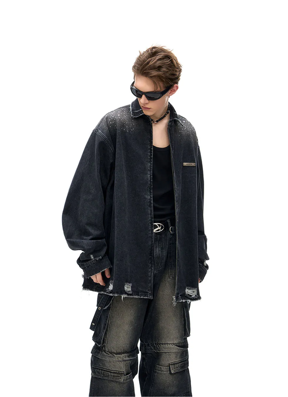 Diamond Wash Denim Jacket