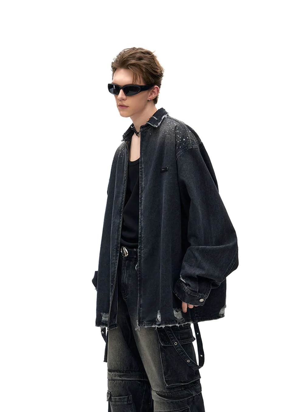 Diamond Wash Denim Jacket