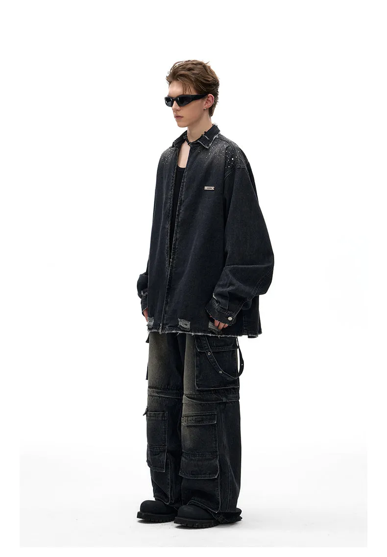 Diamond Wash Denim Jacket