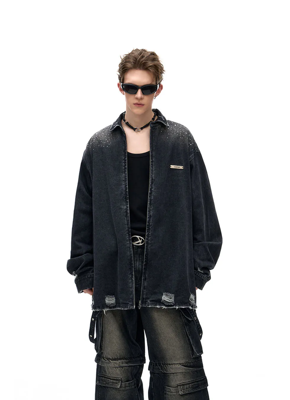 Diamond Wash Denim Jacket