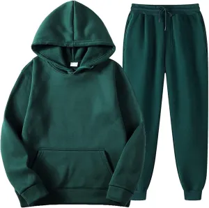 DuDubaby Light Up Sweatshirt For Men Hooded Sports Tracksuit Unisex Two Piece Running Outfits Long Sleeve Pullover Hoodies