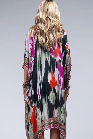 Ethnic Print Kimono | One Size