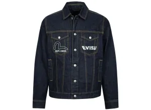 Evisu Monogram Daicock Printed Denim Jacket