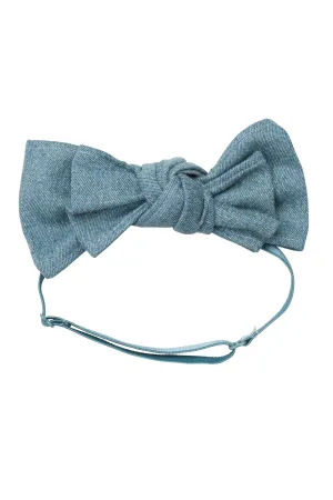 Floppy Denim Wrap - Teal Denim