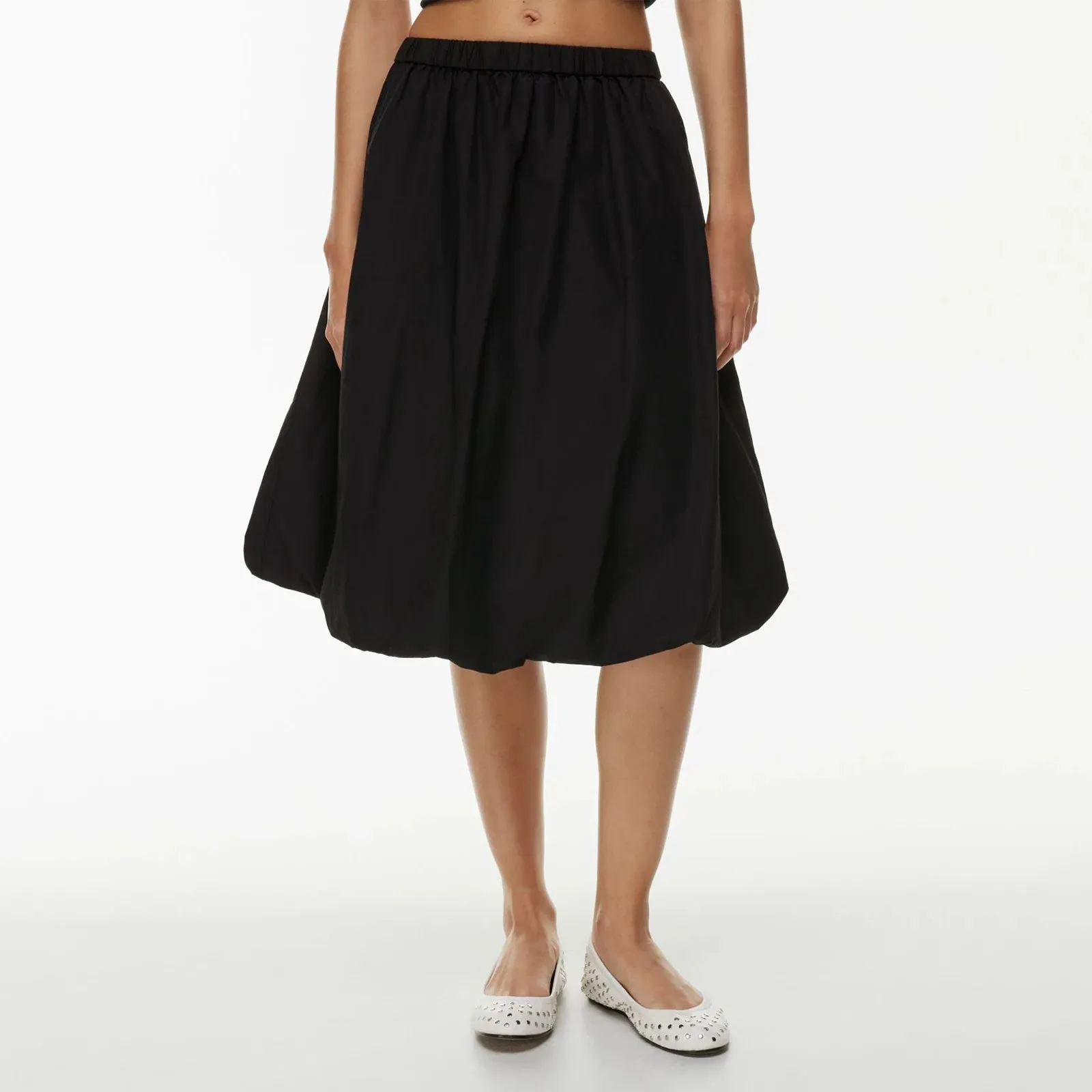 Girlary Women's Y2k Bubble Long Skirt High Waisted Lantern Puffy Skirt Summer Ruffle Hem A Line Balloon Skirts Vintage Streetwear