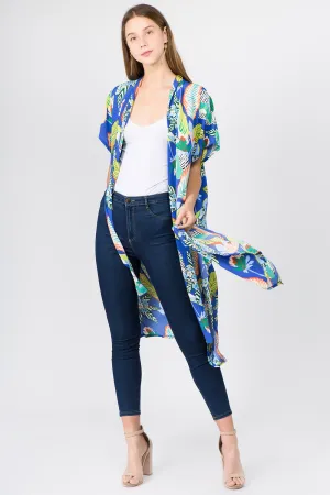 KP-1C95 long floral kimono