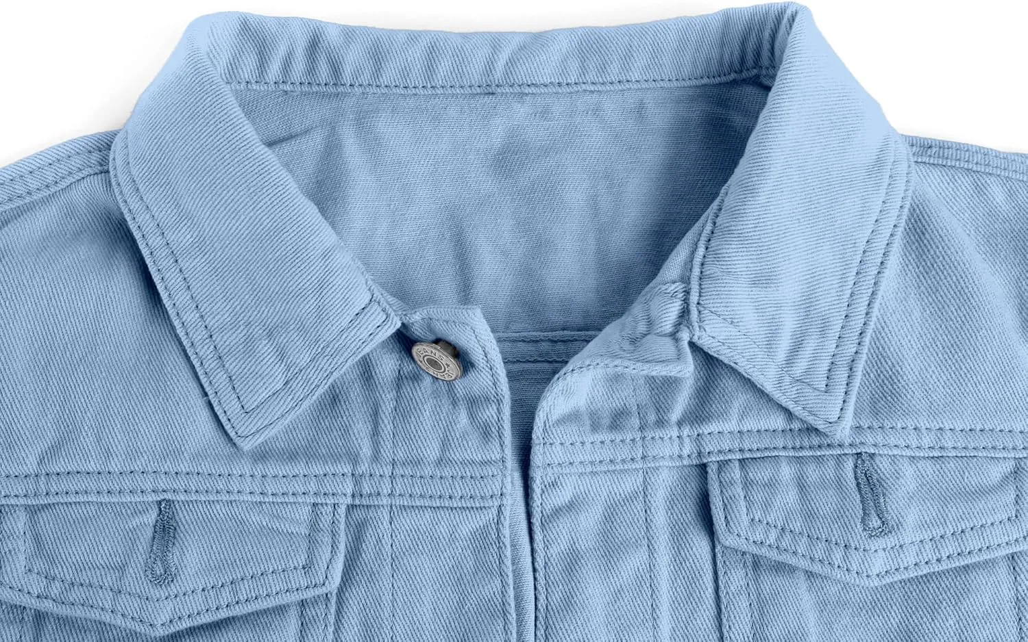 LOAIHA Cropped Denim Jacket for Women Lapel Long Sleeve Button Down Jean Jacket Lightweight Trucker Coat Fall Outwear Shacket