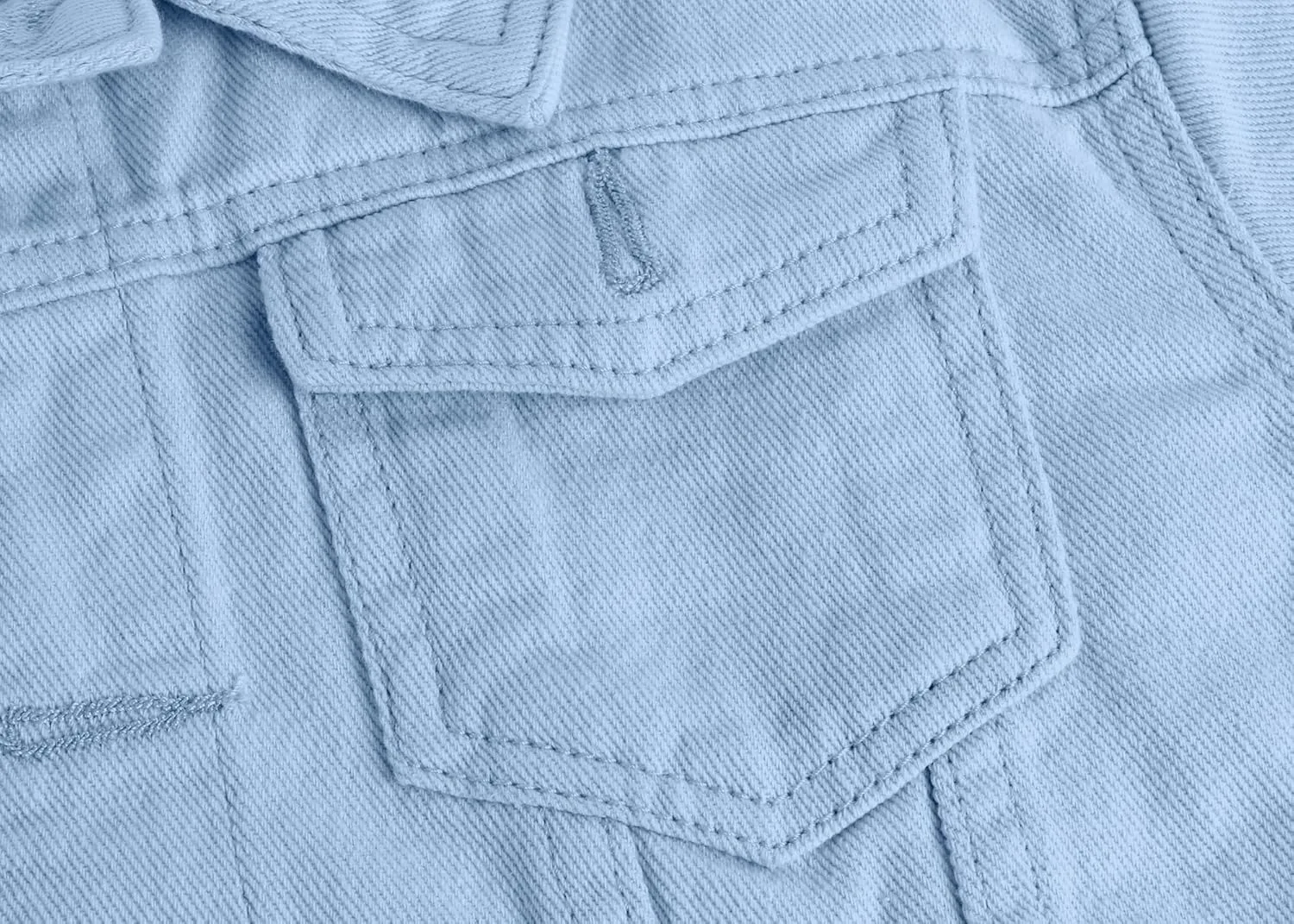 LOAIHA Cropped Denim Jacket for Women Lapel Long Sleeve Button Down Jean Jacket Lightweight Trucker Coat Fall Outwear Shacket