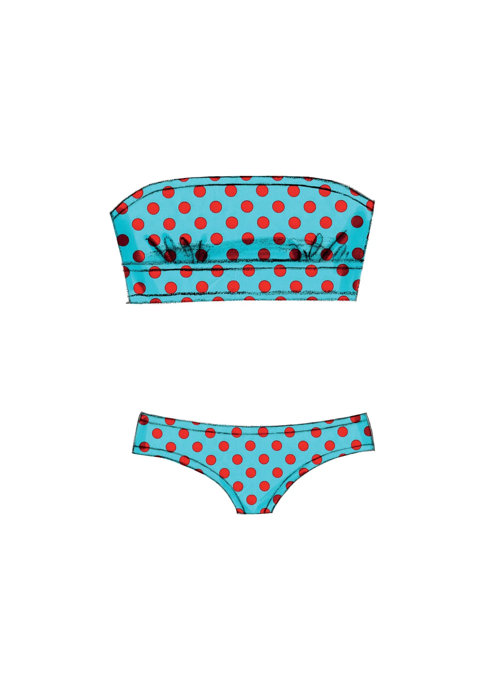 McCalls 7168 / Misses Bikinis