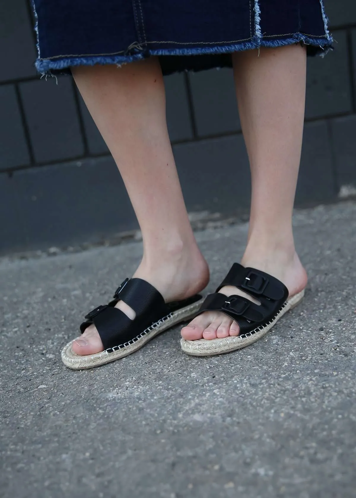 Open Toe Rope Sole Sandal - FINAL SALE