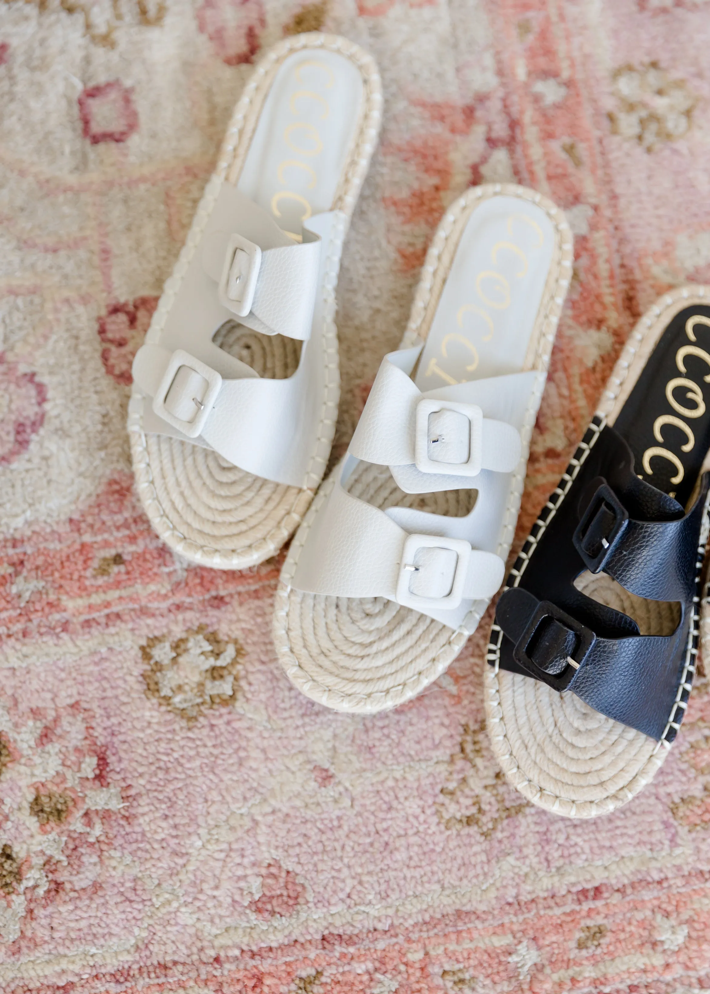 Open Toe Rope Sole Sandal - FINAL SALE