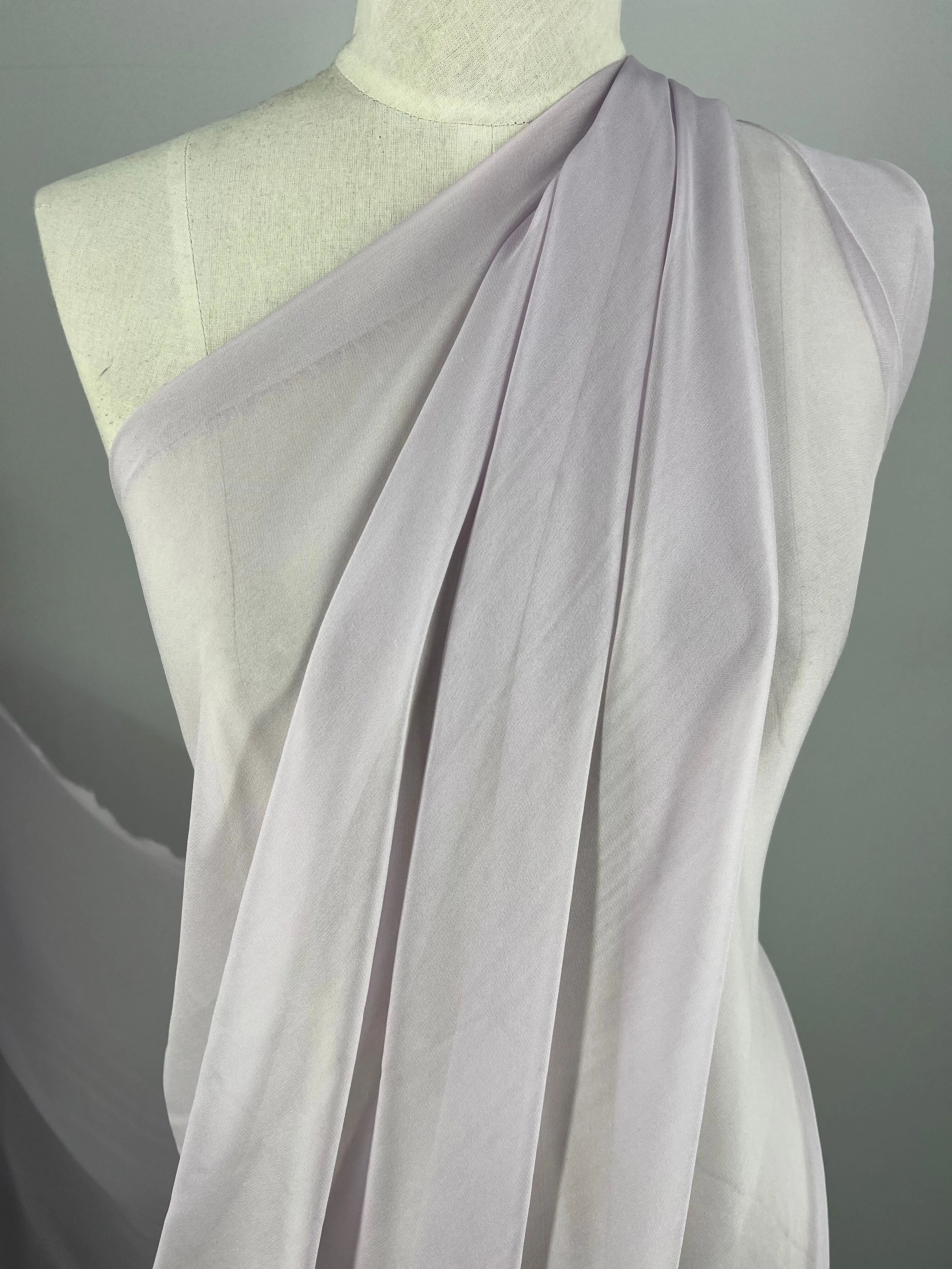 Pure Silk Georgette - Orchid - 135cm