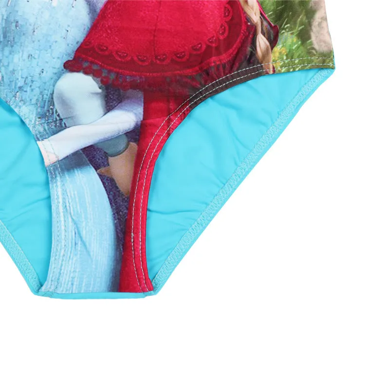 Swimsuit Children's One-Piece One-Shoulder Girl's Swimwear