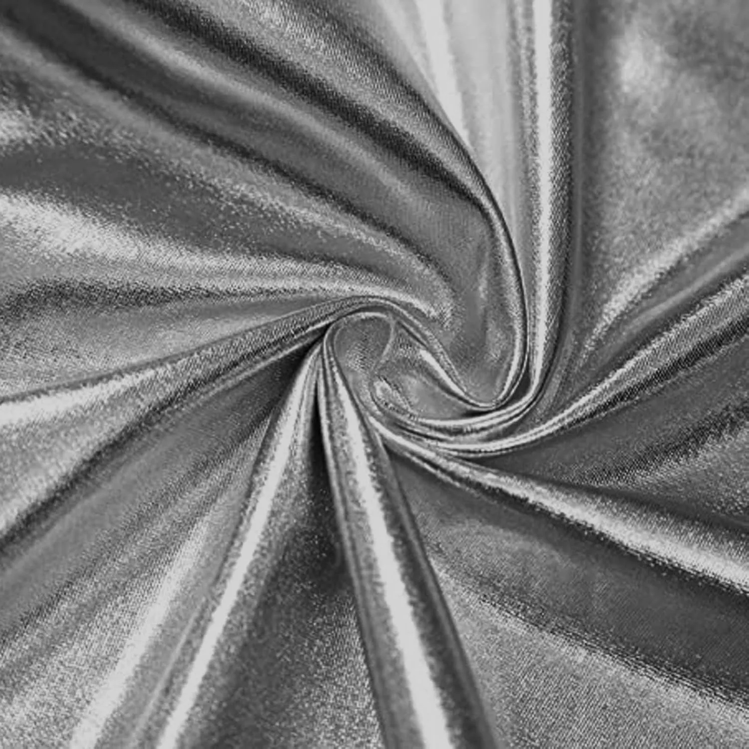 Table Skirt for Birthday Party Women's Fashion High Waist Pleated Solid Color Short Skirt Loose Skirt Metallic