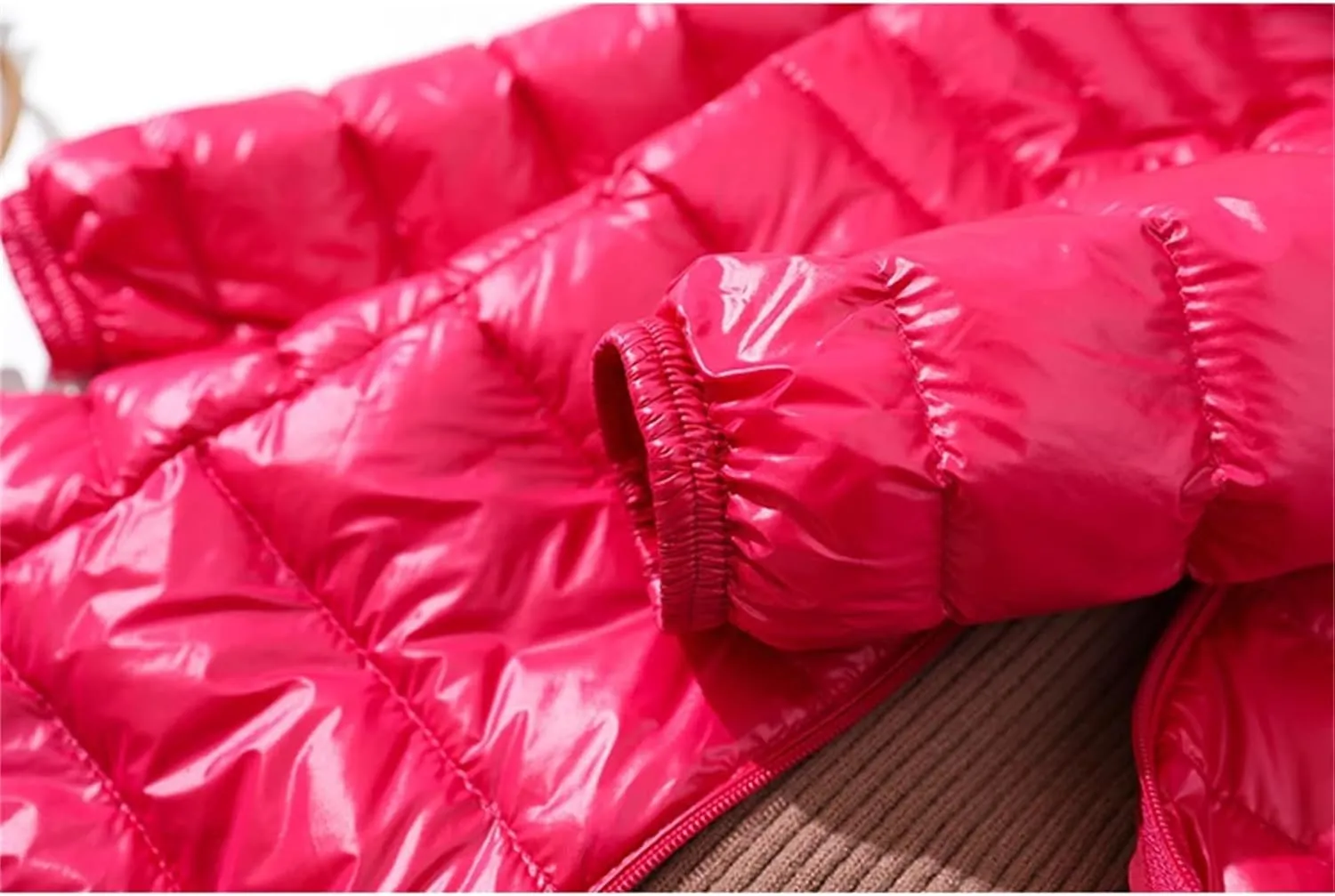 Women Puffer Jackets light Duck Down Coat Winter Warm Portable Hooded Windbreaker Parka
