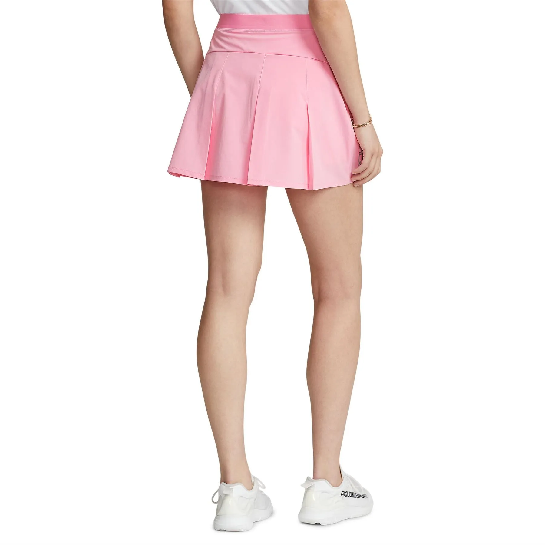 Womens Pleated Four-Way-Stretch Skort Pink Flamingo - SS23